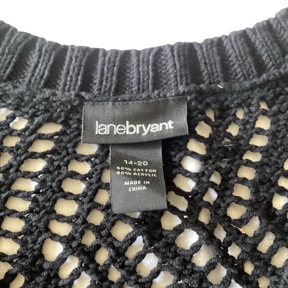 Lane Bryant Open Weave Pullover Sweater - Picture 4 of 6